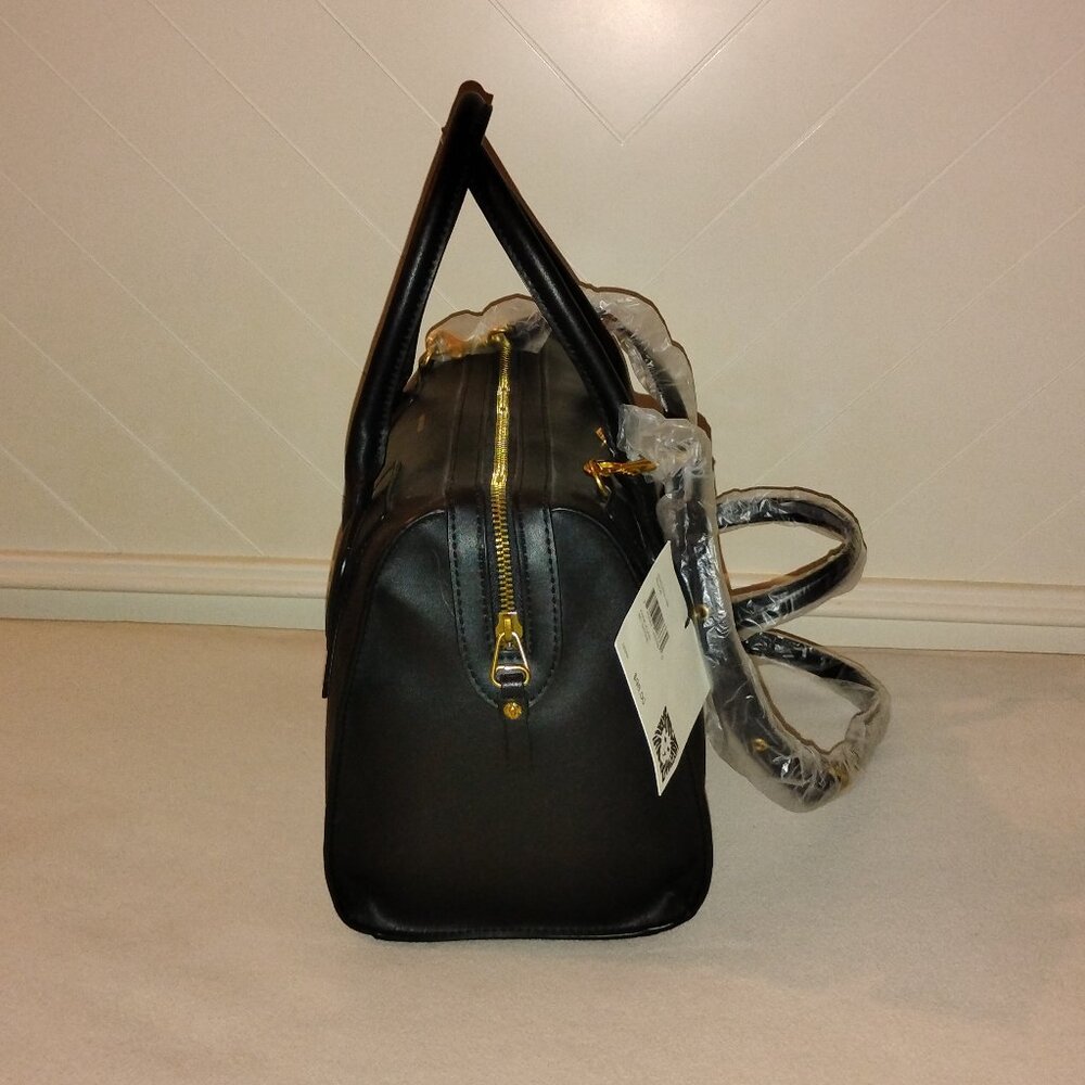 Anne Klein Black Bey Satchel - Picture 3 of 16